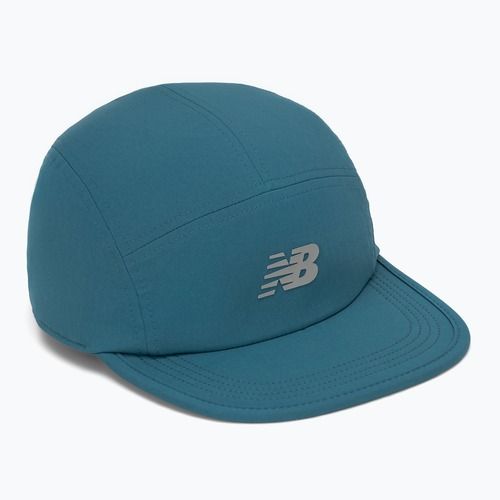 Kepurė su snapeliu New Balance 6 Panel Performance V 2.0 big teal