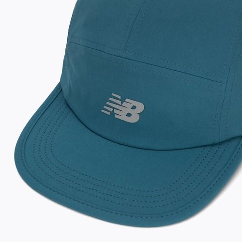 Kepurė su snapeliu New Balance 6 Panel Performance V 2.0 big teal