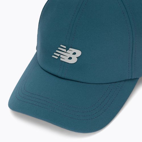 Kepurė su snapeliu New Balance 6 Panel Performance V 2.0 big teal