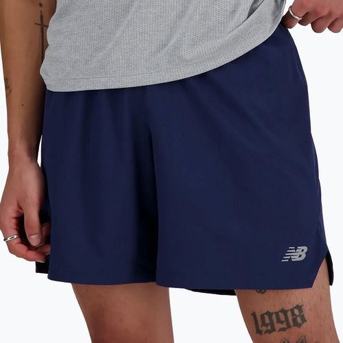 Vyriški bėgimo šortai New Balance RC Seamless 7" navy