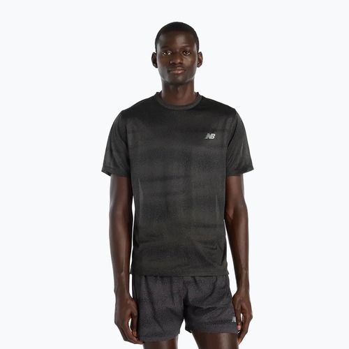 Vyriški marškinėliai New Balance Athletics Printed black/grey