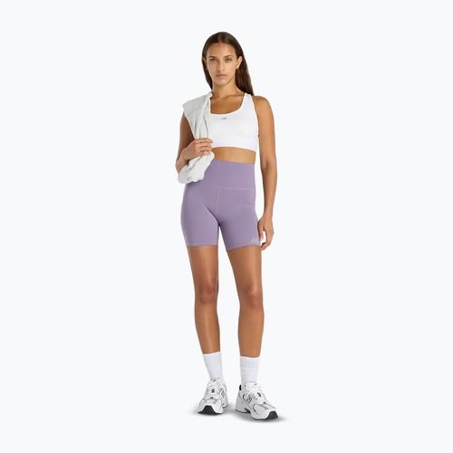 Moteriški šortai New Balance Harmony High Rise candied violet