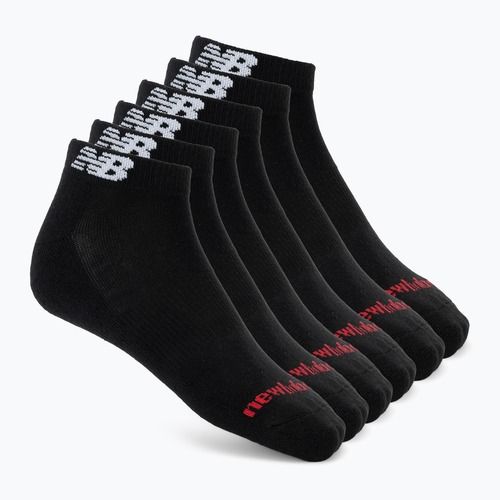 Kojinės New Balance Everyday Low Cut 6 pairs black/white