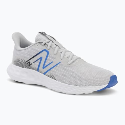Vyriški bėgimo batai New Balance Fresh Foam 411's V3 grey matter/blue bird/black
