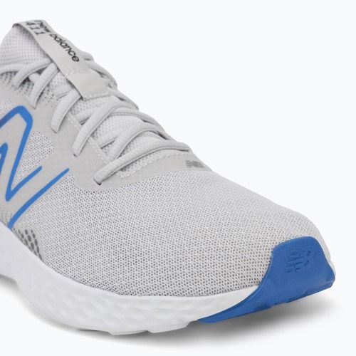 Vyriški bėgimo batai New Balance Fresh Foam 411's V3 grey matter/blue bird/black
