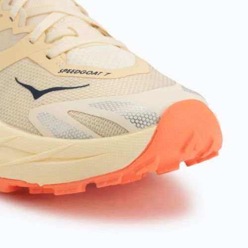Moteriški bėgimo batai  HOKA Speedgoat 7 vintage yellow/neon flame