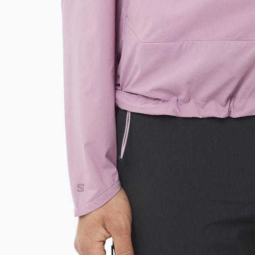 Moteriška vėjui atspari striukė Salomon Outwind Full Zip valerian