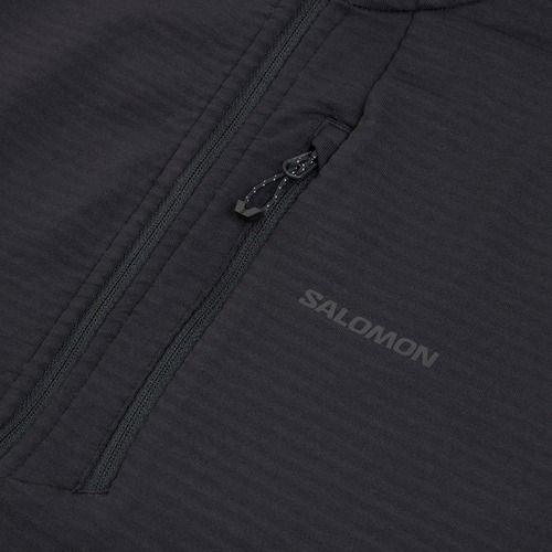 Moteriškas flisinis džemperis Salomon Lightwarm Full Zip deep black