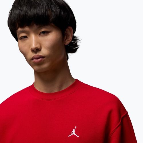 Vyriškas džemperis Nike Jordan Brooklyn Fleece Crew gym red/white