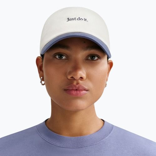 Kepurė su snapeliu Nike Club Unstructured JDI sail/diffused blue/diffused blue