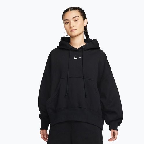 Moteriškas džemperis Nike Sportswear Phoenix Fleece Oversized black/sail