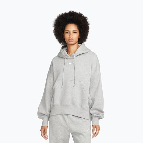 Moteriškas džemperis Nike Sportswear Phoenix Fleece Oversized dark grey heather/sail
