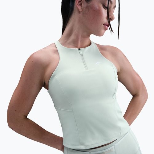 Moteriški marškinėliai Nike Trail Medium Support Sports Bra Tank Top light silver