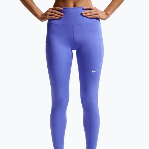 Moteriškos treniruočių tamprės Nike One High-Waisted 7/8 sapphire/white