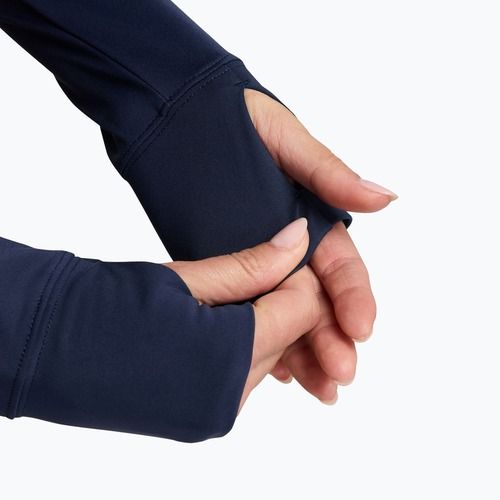 Moteriškas treniruočių ilgomis rankovėmis viršus Nike Pro 365 Dri-Fit midnight navy/white