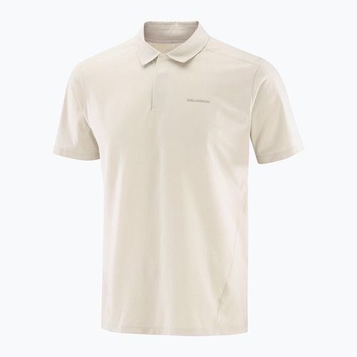 Vyriški polo marškinėliai Salomon Trackline Polo silver cloud