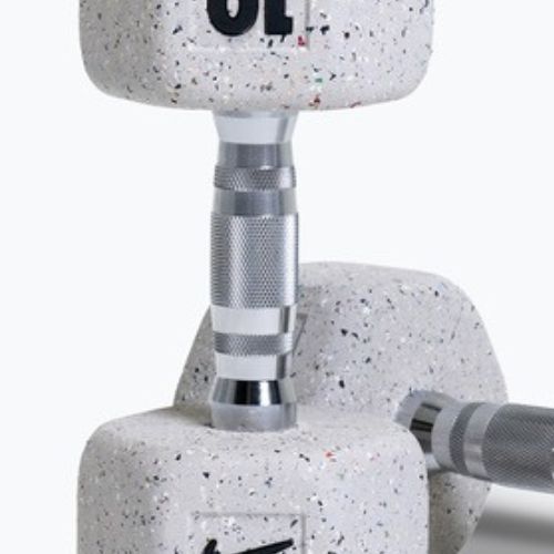 Hanteliai Nike Strength Grind Hex Dumbbell 2 x 10 kg wolf grey