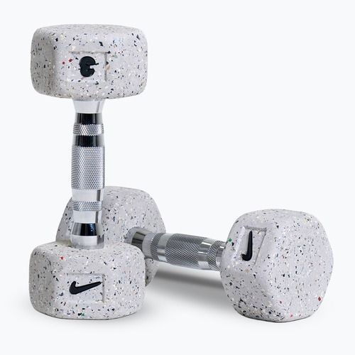Hanteliai Nike Strength Grind Hex Dumbbell 2 x 3 kg wolf grey