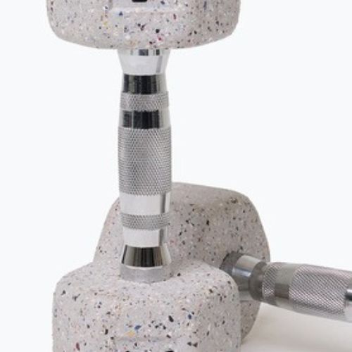 Hanteliai Nike Strength Grind Hex Dumbbell 2 x 4 kg wolf grey