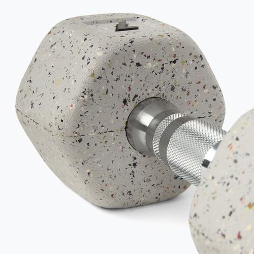 Hanteliai Nike Strength Grind Hex Dumbbell 2 x 7 kg wolf grey