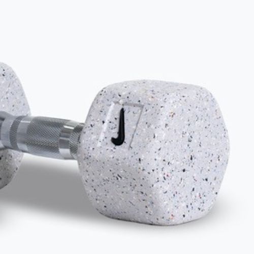 Hanteliai Nike Strength Grind Hex Dumbbell 2 x 8 kg wolf grey