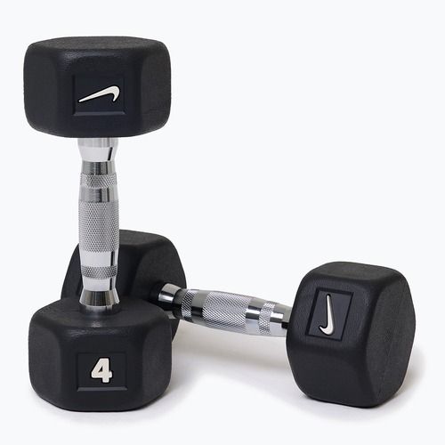 Hanteliai Nike Strength Hex Dumbbell 2 x 4 kg black/white