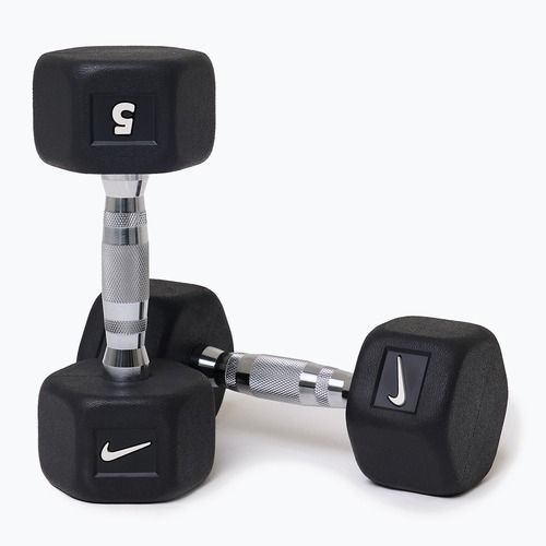 Hanteliai Nike Strength Hex Dumbbell 2 x 5 kg black/white
