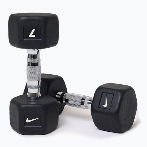 Hanteliai Nike Strength Hex Dumbbell 2 x 7 kg black/white