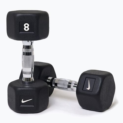 Hanteliai Nike Strength Hex Dumbbell 2 x 8 kg black/white