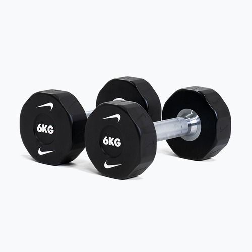 Hanteliai Nike Strength Pro Urethane Dumbbell 2 x 6 kg black/white