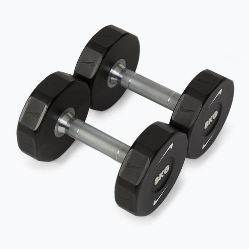 Hanteliai Nike Strength Pro Urethane Dumbbell 2 x 8 kg black/white