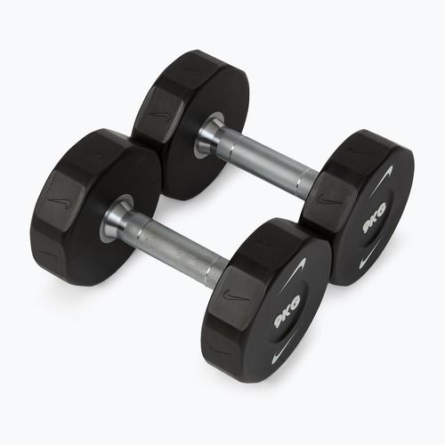 Hanteliai Nike Strength Pro Urethane Dumbbell 2 x 9 kg black/white