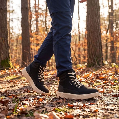 Vaikiški barefoot batai KADVA SPLAYON JR Black