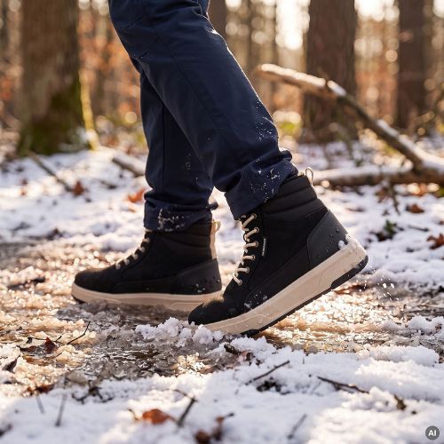 Vaikiški barefoot batai KADVA SPLAYON JR Black