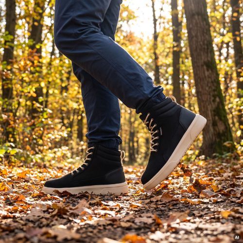Vyriški barefoot batai KADVA SPLAYON Black