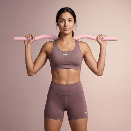 Lenkta štanga XTREXO SCULPT 90 cm rožinė