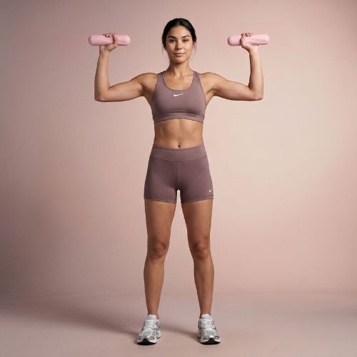 Hantelių rinkinys XTREXO SCULPT 2 x 1 kg rožinis
