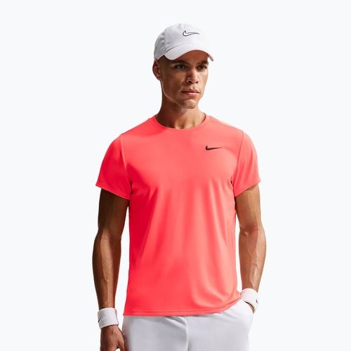 Vyriški teniso marškinėliai Nike Court Dri-Fit Victory hot lava/black