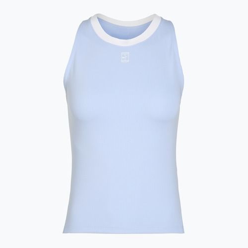 Moteriški teniso marškinėliai Nike Court Dri-Fit Advantage Tank hydrogen blue/white/white