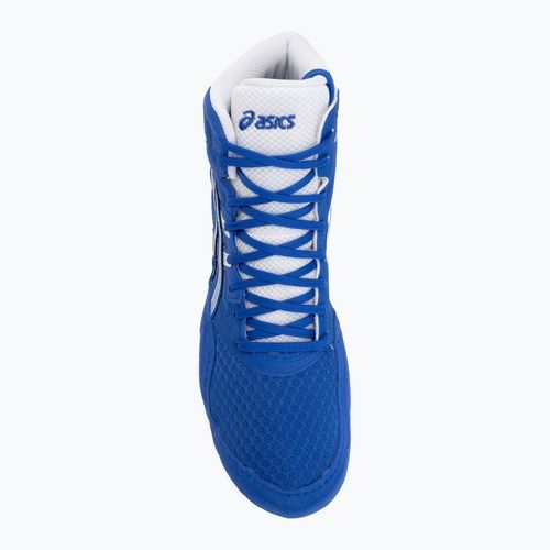 Imtynių batai ASICS Snapdown 4 neon blue/white