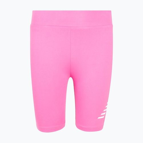 Vaikiški šortai New Balance Stacked Logo Cycle pink satin