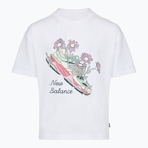 Vaikiškas komplektas New Balance Floral Shoe Graphic Tee and Legging nb bright white