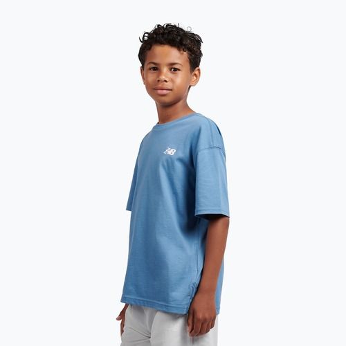 Vaikiški marškinėliai New Balance Jersey Small Logo Tee shoreline blue