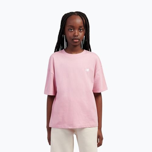 Vaikiški marškinėliai New Balance Jersey Small Logo Tee pink taffy