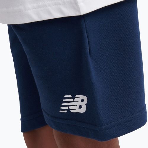 Vaikiškas komplektas New Balance Stacked Logo Tee & FT Short nb bright white