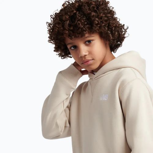 Vaikiškas džemperis New Balance French Terry Small Logo Hoodie timberwolf