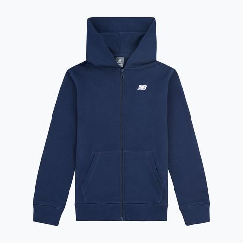 Vaikiškas džemperis New Balance French Terry Small Logo Full Zip Hoodie nb navy