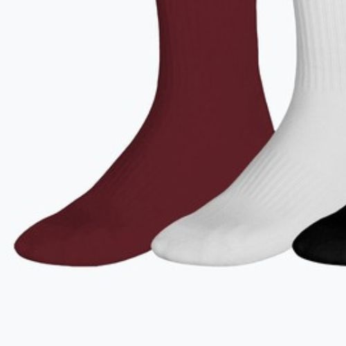 Kojinės Mizuno Training With Line 3 pairs sun dried tomato/white/black