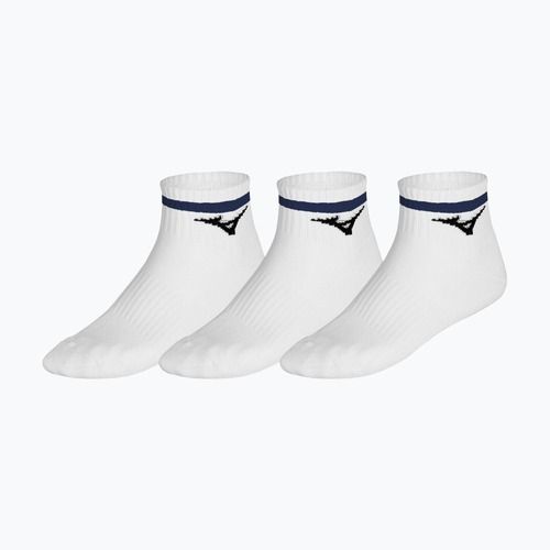 Kojinės Mizuno Training Mid With Line 3 pairs white/ultramarine
