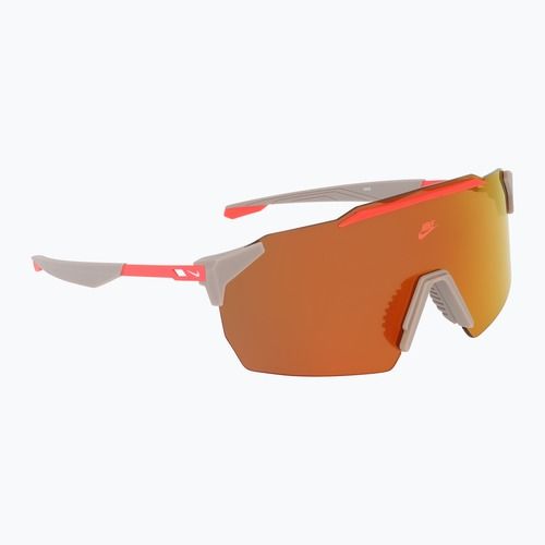 Akiniai nuo saulės Nike Limitless Shield college grey/orange mirror